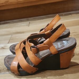 Dansko Women's Orange Strappy Sandals